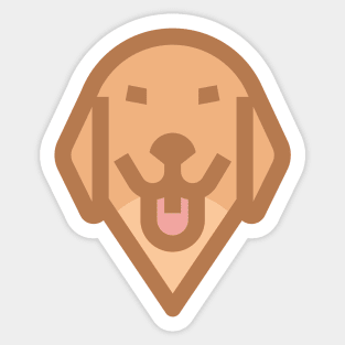 Golden retriever Sticker